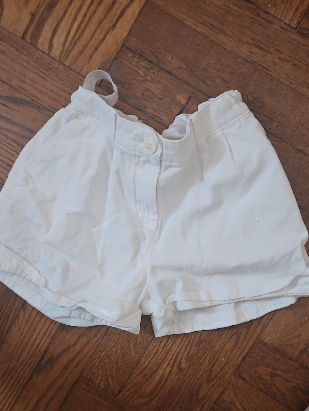Crewcuts White High-Waist Casual Shorts Sz 10 Girls